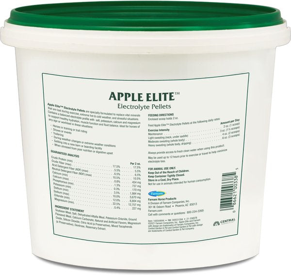 Apple Elite Pellet Elctrolyte 7.5 lb.