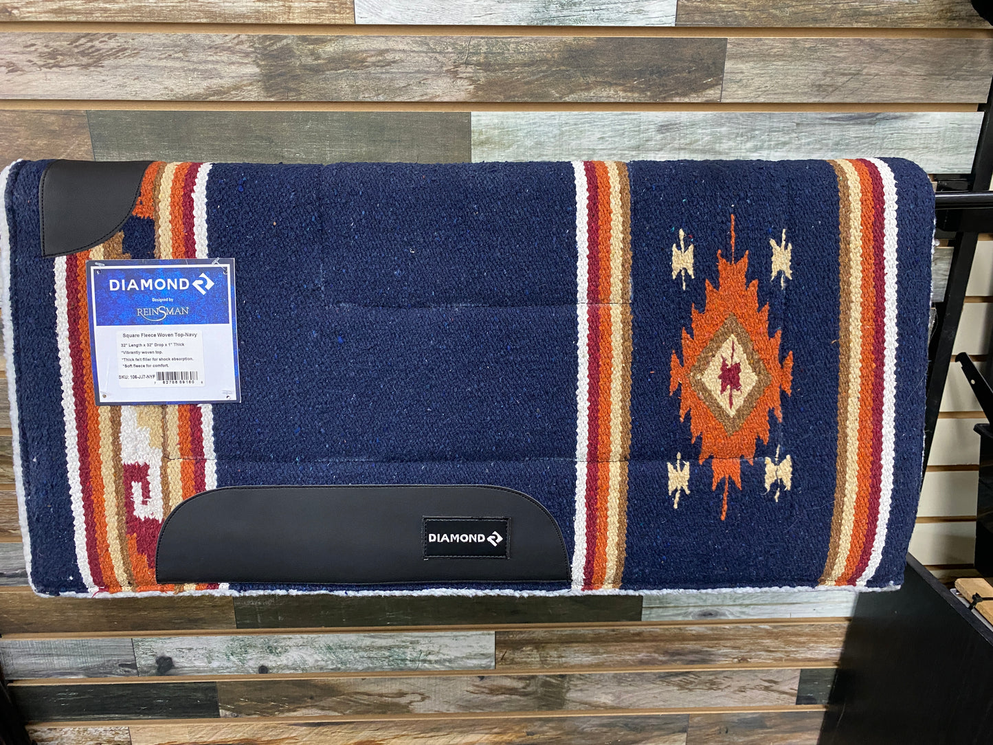 Diamond R by Reinsman Square Fleece Pad