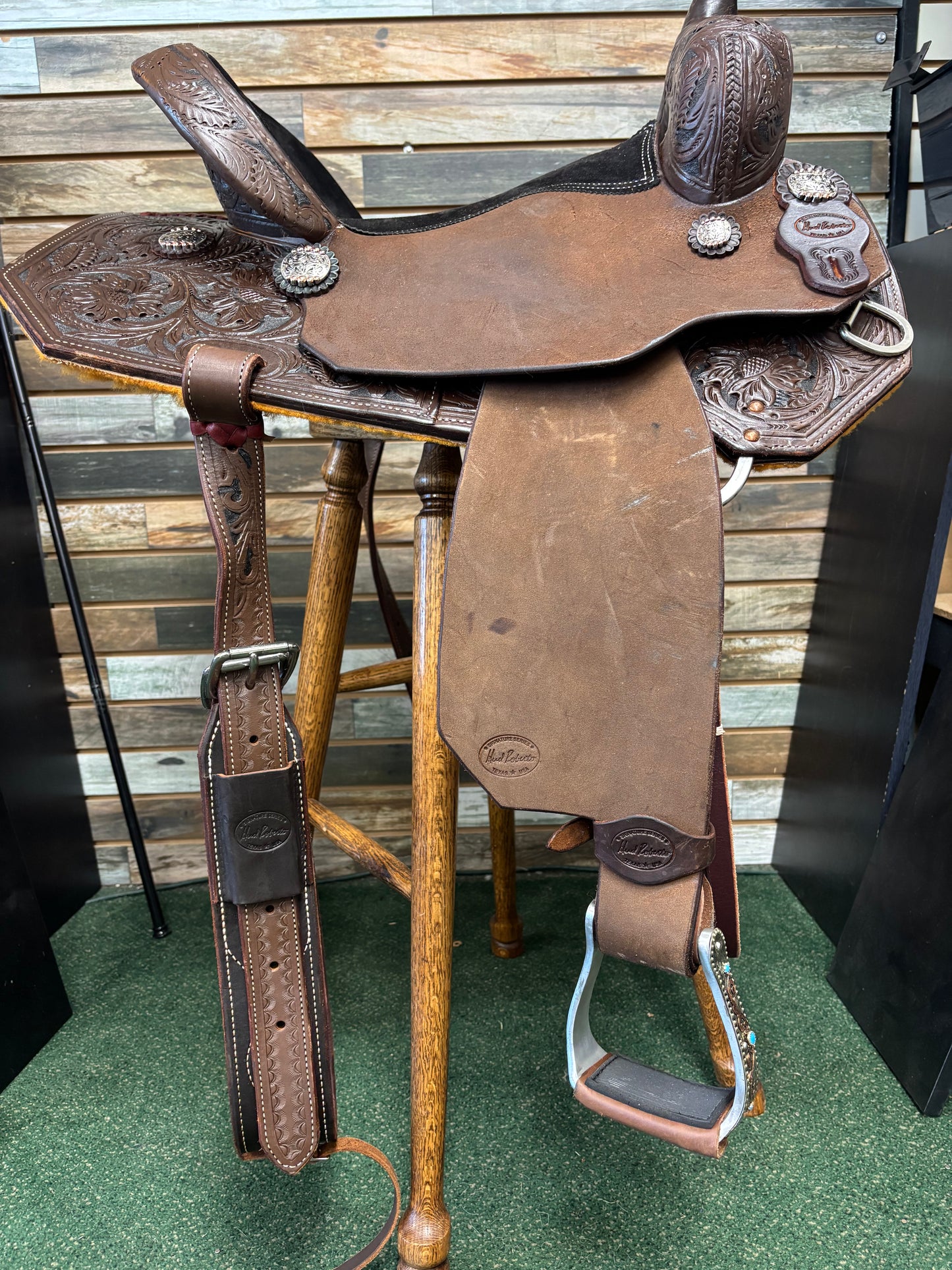 Hud Roberts Signature Series Barrel Saddle 15"