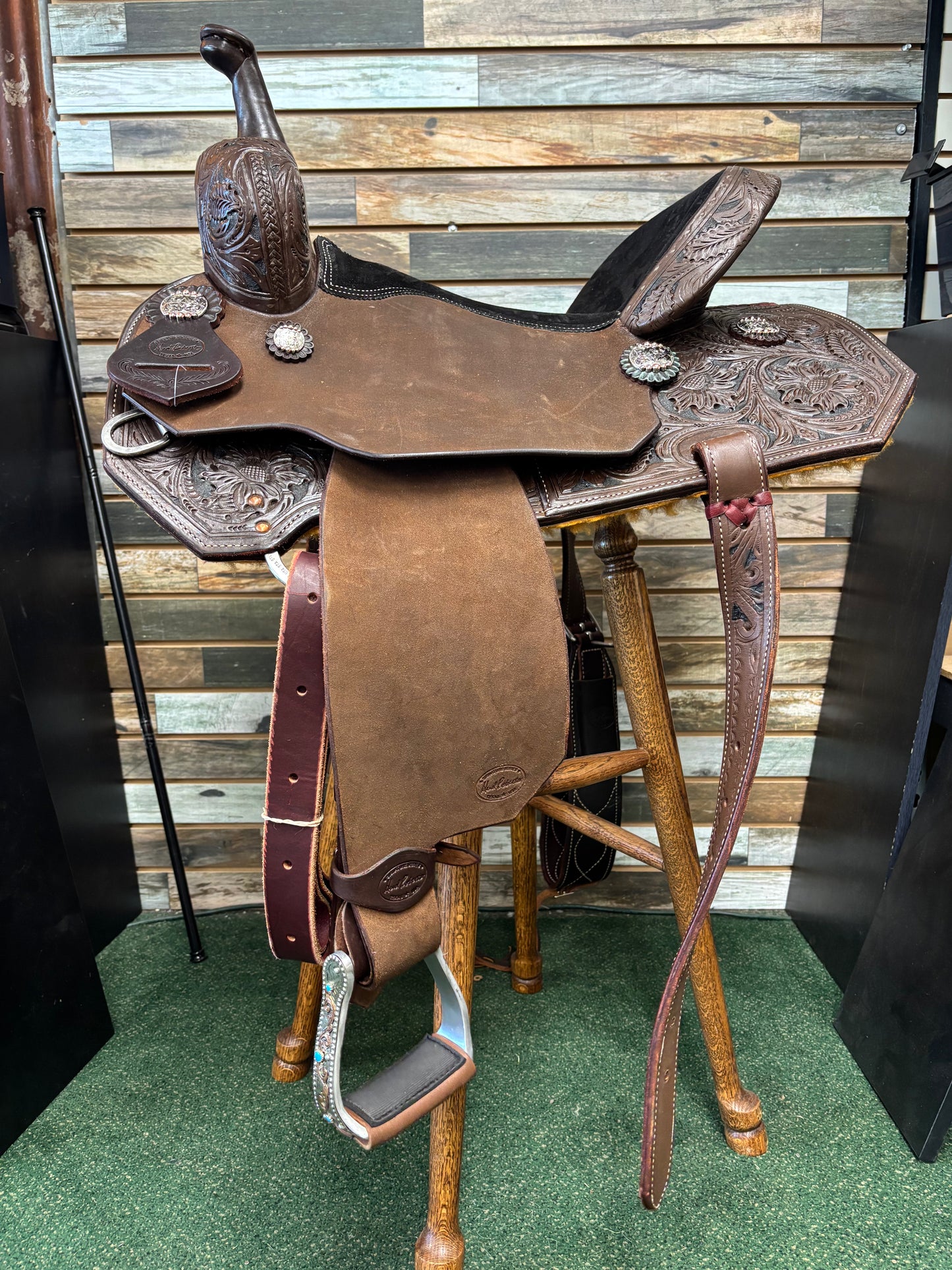 Hud Roberts Signature Series Barrel Saddle 15"