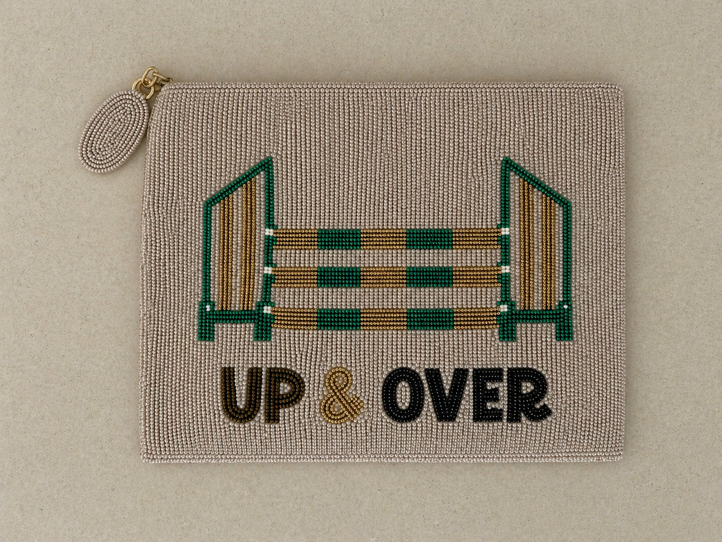Up & Over Large Beaded Pouch