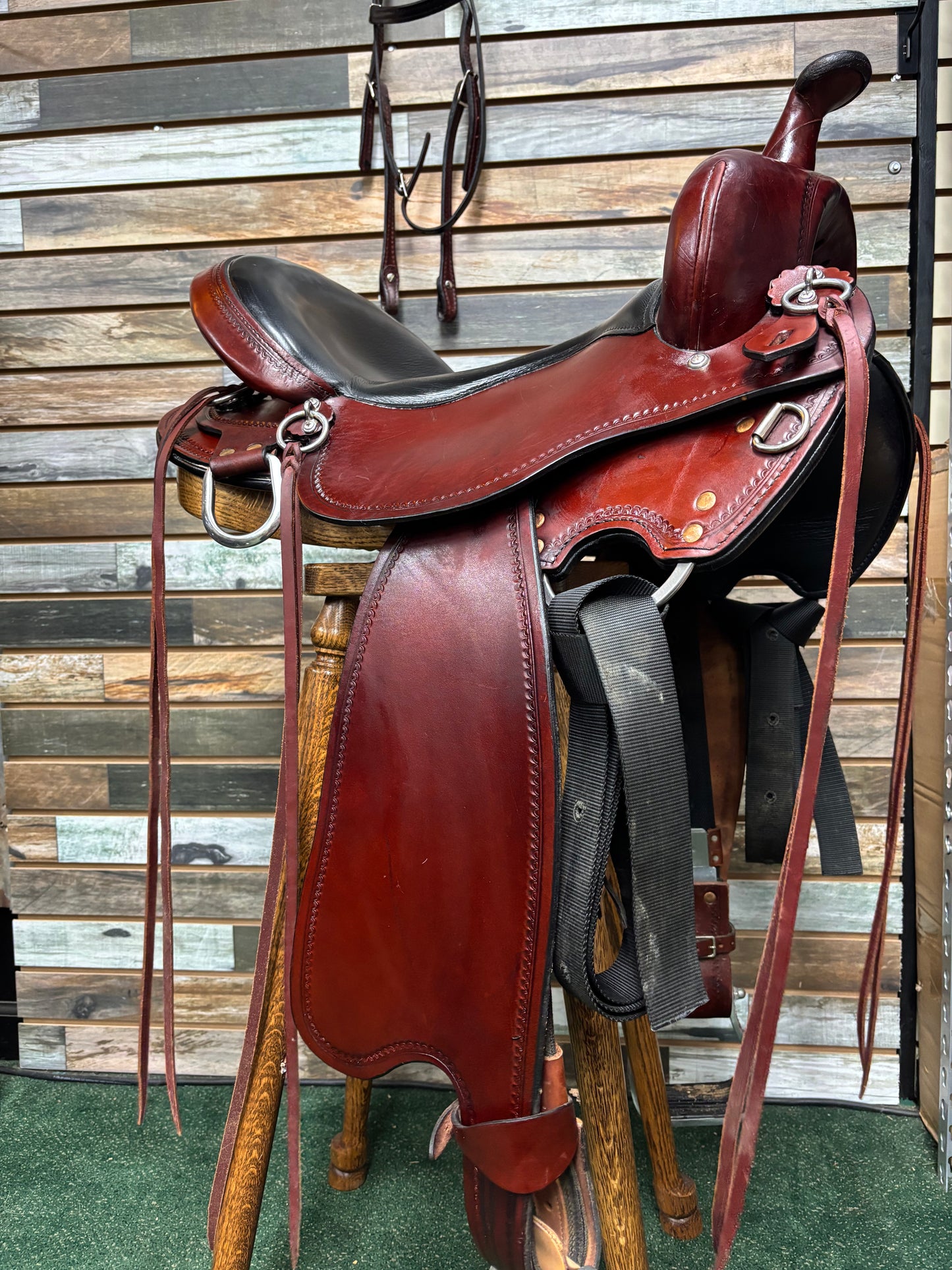 Used Big Horn Gaited Light Trail Saddle With Matching Headstall