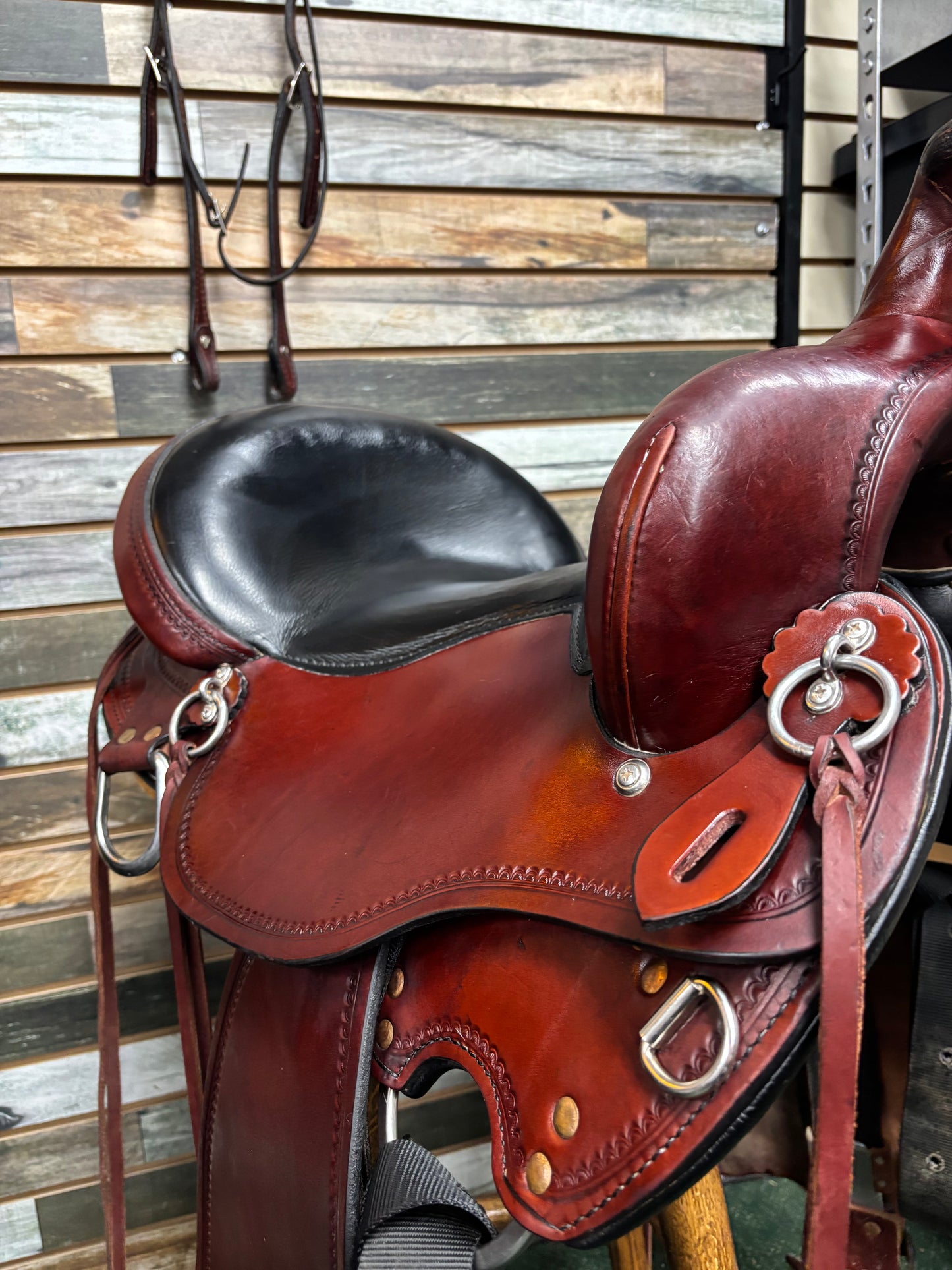 Used Big Horn Gaited Light Trail Saddle With Matching Headstall