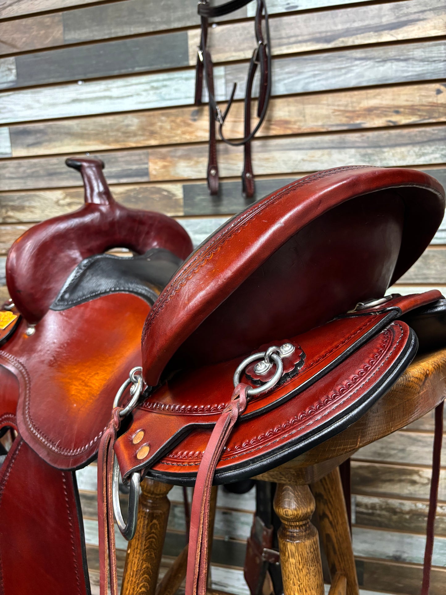 Used Big Horn Gaited Light Trail Saddle With Matching Headstall