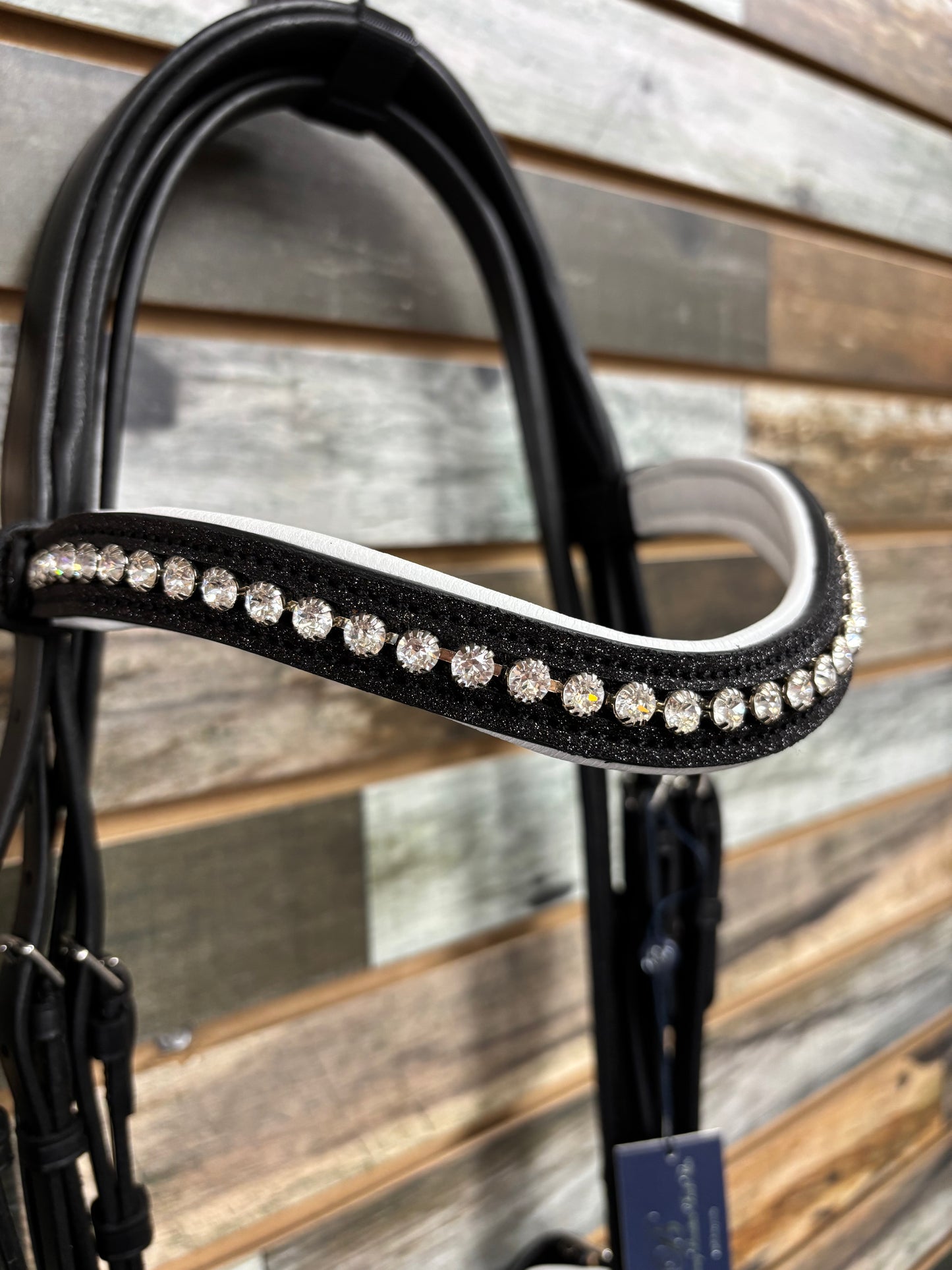 Bridleberry #17 Sparkle Leather Bridle w/Sparkle Reins