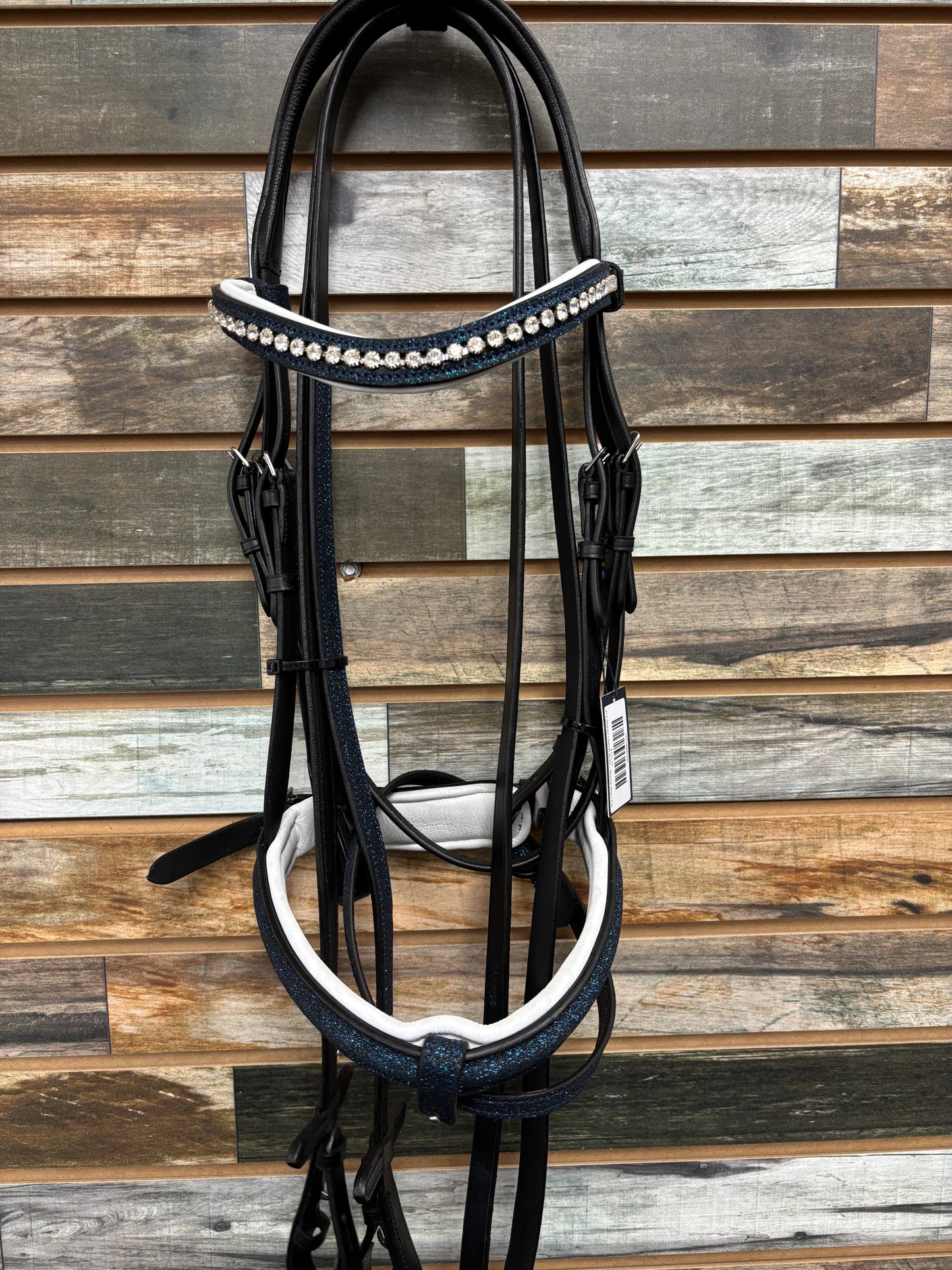 Bridleberry #17 Sparkle Leather Bridle w/Sparkle Reins