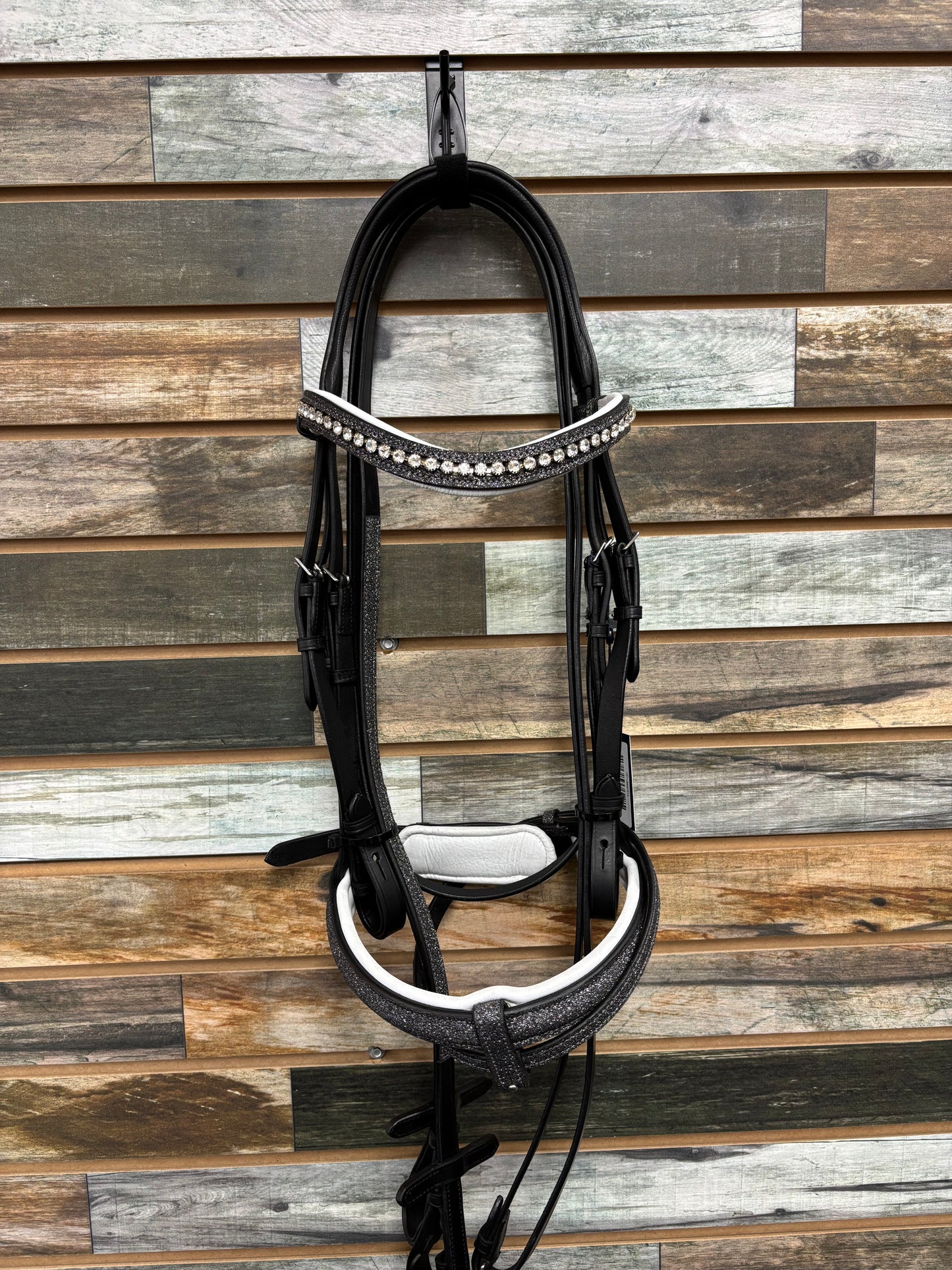 Bridleberry #17 Sparkle Leather Bridle w/Sparkle Reins