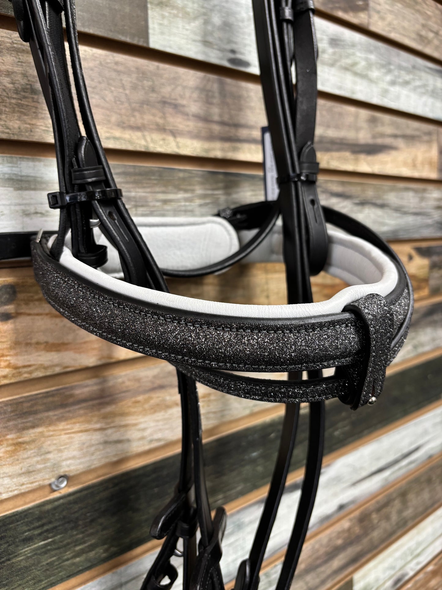 Bridleberry #17 Sparkle Leather Bridle w/Sparkle Reins