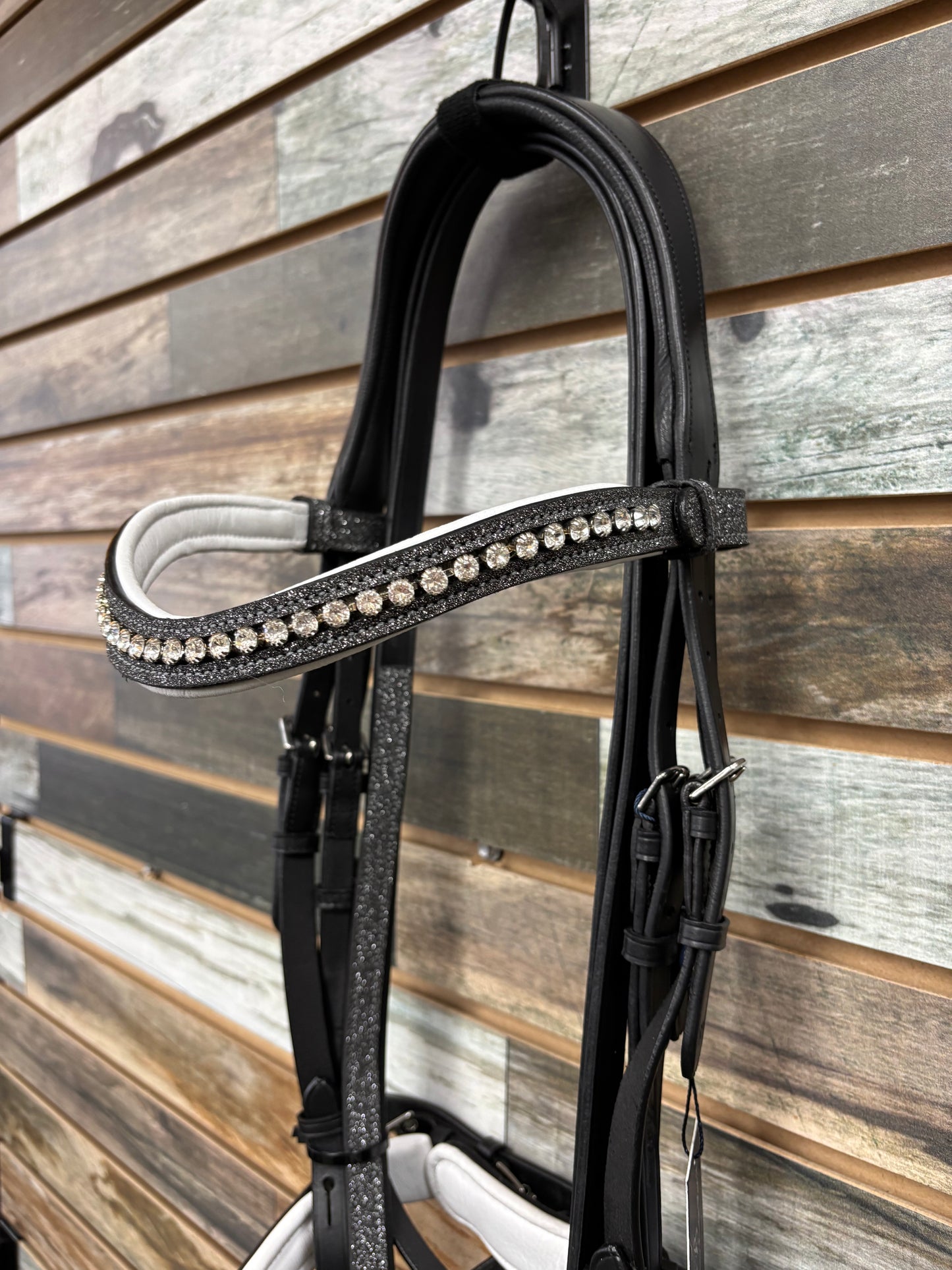 Bridleberry #17 Sparkle Leather Bridle w/Sparkle Reins