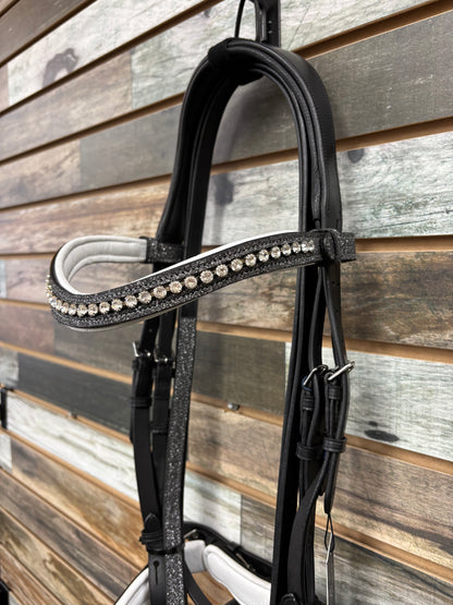 Bridleberry #17 Sparkle Leather Bridle w/Sparkle Reins