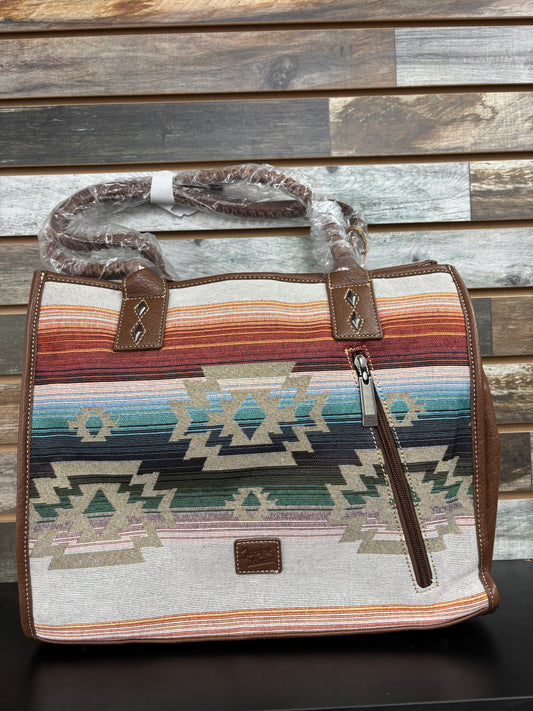 Tony Lama Ladies Tote Serape Jacquard