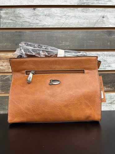Justin Ladies Crossbody Embossed with Hair