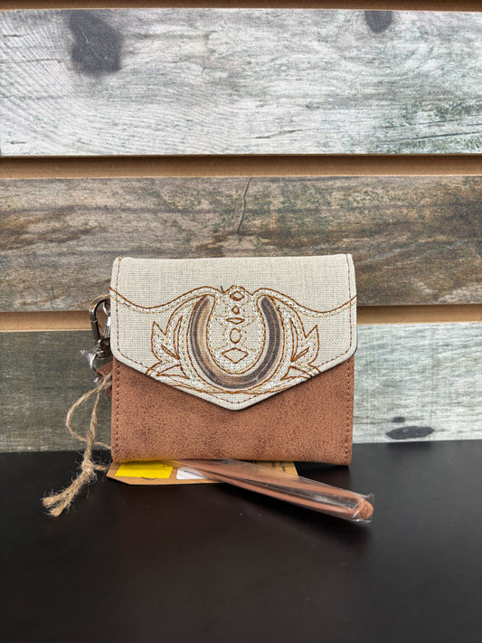 Catchfly Ladies Mini Wallet Horseshoe