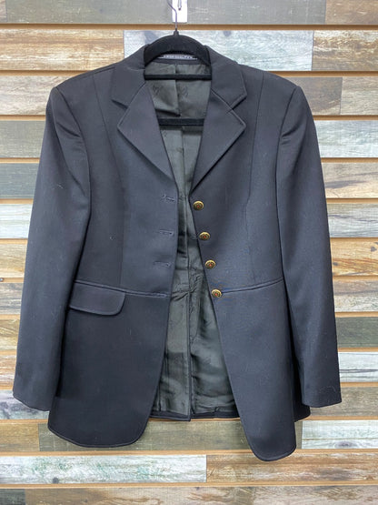 USED Eurostar Ladies English Show Jacket 34 Black