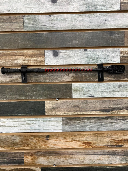 USED Old Mill Saddlery Whip  Red/Black