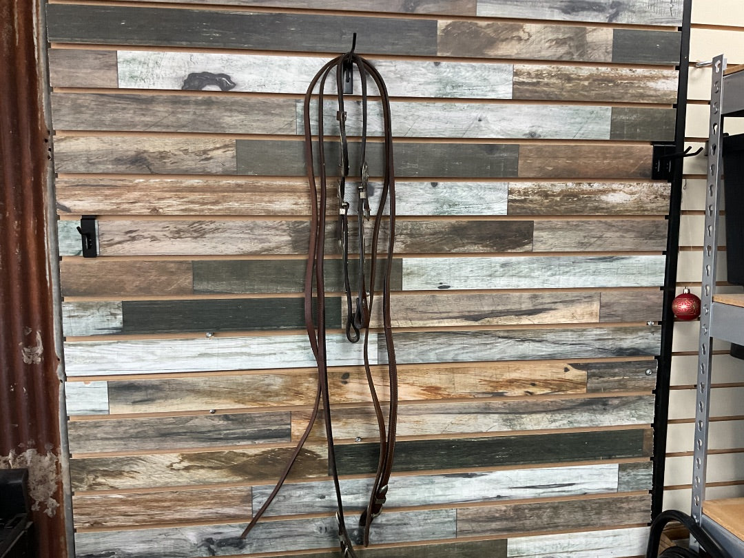 USED  Show headstall/reins Brown