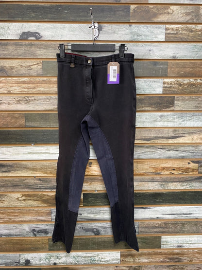 USED Cotton Naturals Knee Patch Breeches 28R