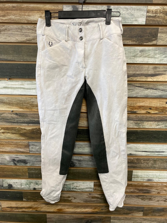 USED Tuffrider Full Seat Breeches 26 White