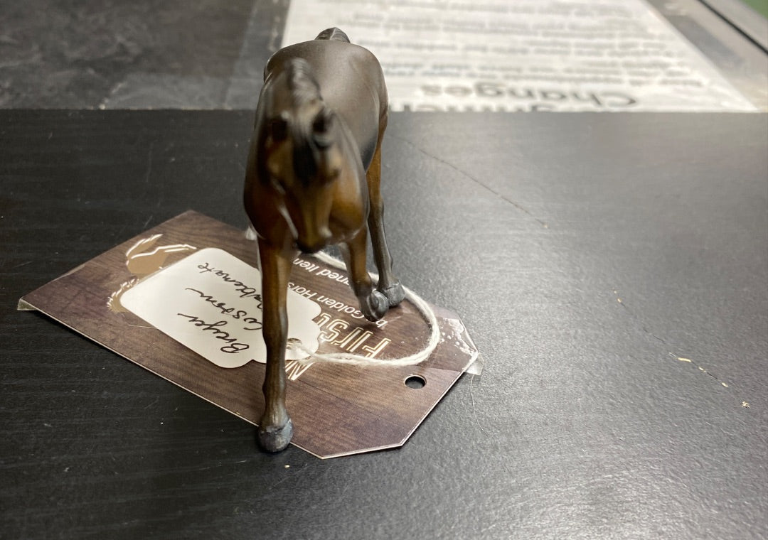 USED Breyer Custom Sooty Buckskin Trotting Warmblood