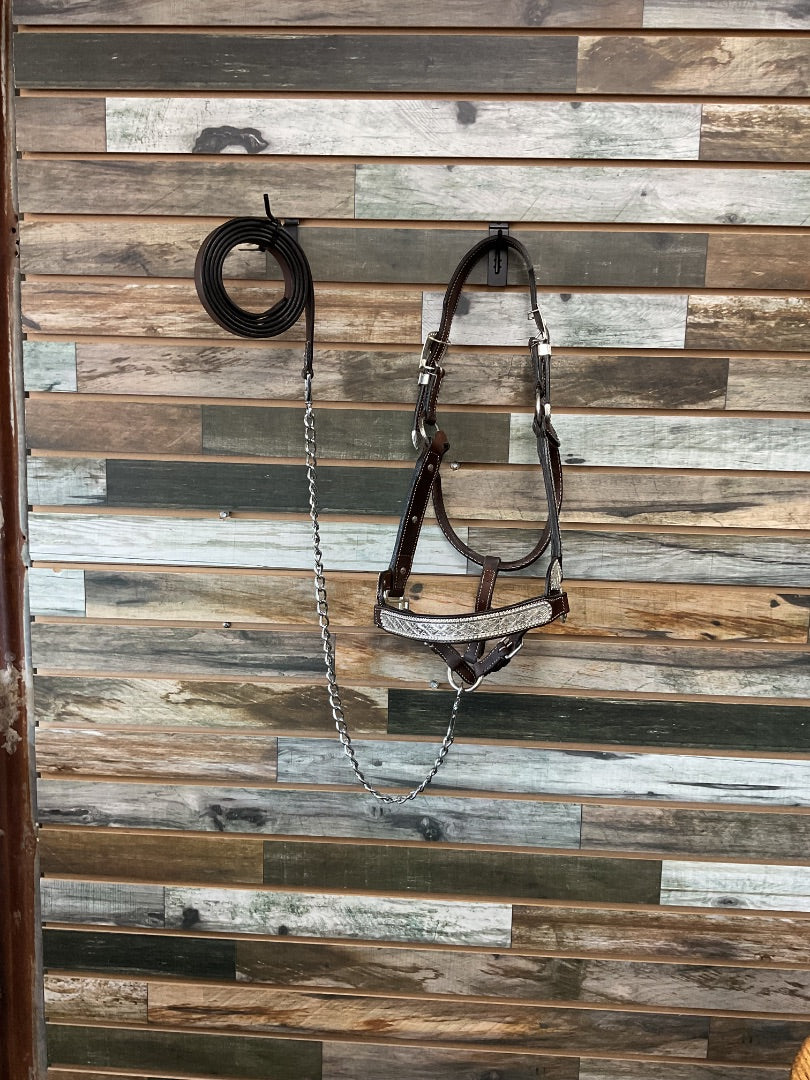 USED Double SS Show Halter Dark Oil