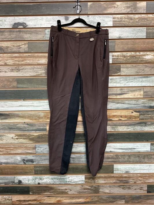 USED HKM English Breeches Small Brown