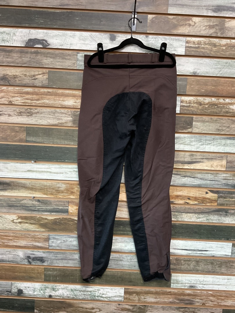 USED HKM English Breeches Small Brown