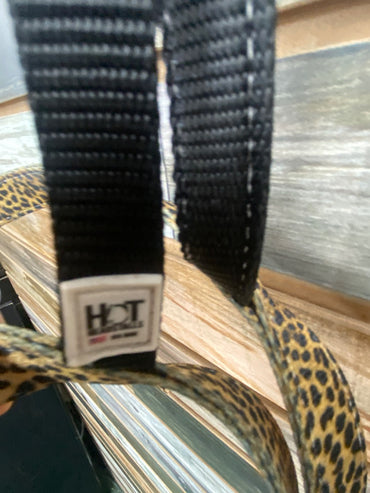 USED Hot Headstalls Western Tie Down | Leopard, Maroon, Black | Horse