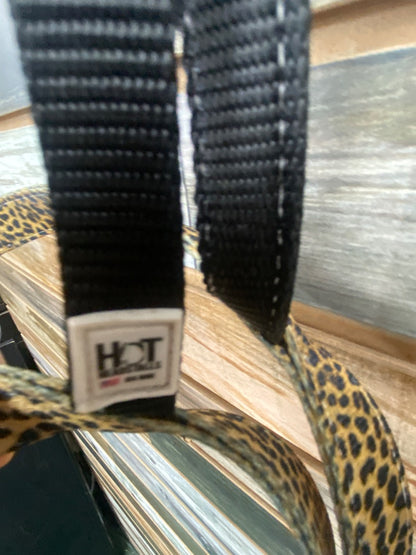 USED Hot Headstalls Western Tie Down | Leopard, Maroon, Black | Horse