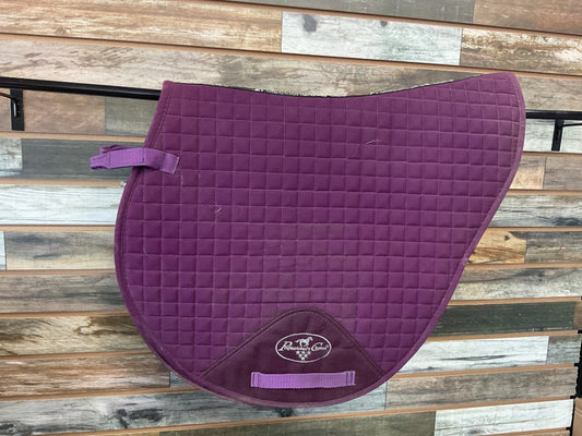 USED Professional Choice English Saddle Pad Full Purple