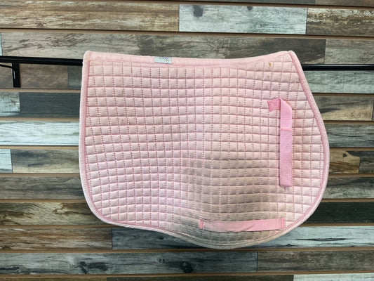 USED PRI English Saddle Pad Pony Pink