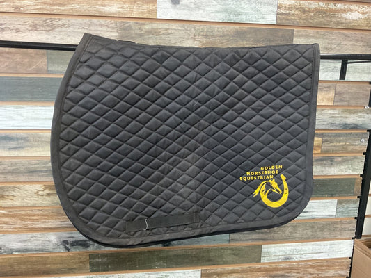 USED Tough1 GHTS English Saddle Pad Full Black