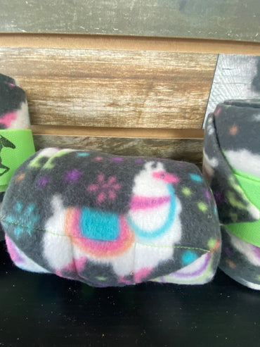 USED WhinneyWear Polo Wraps Standard Llama Print
