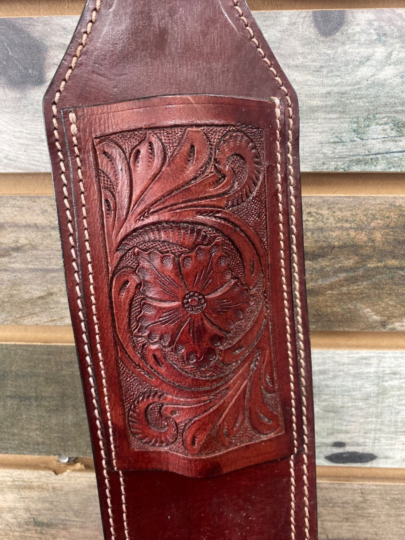 USED JC Martin Wade Saddle 16" Red