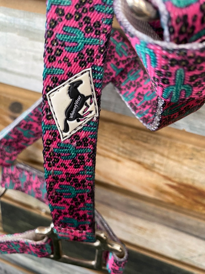 USED WhinneyWear Halter Horse Hot Pink Cactus