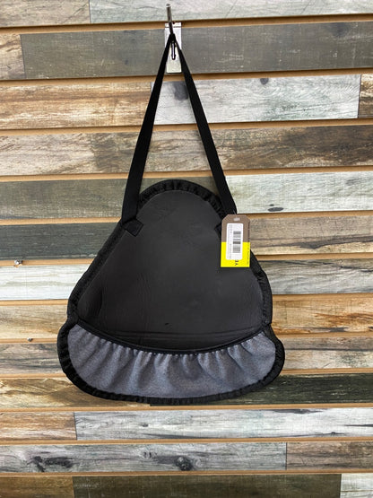 USED Golden Horseshoe Equestrian Western Gel Seat Covers  Black