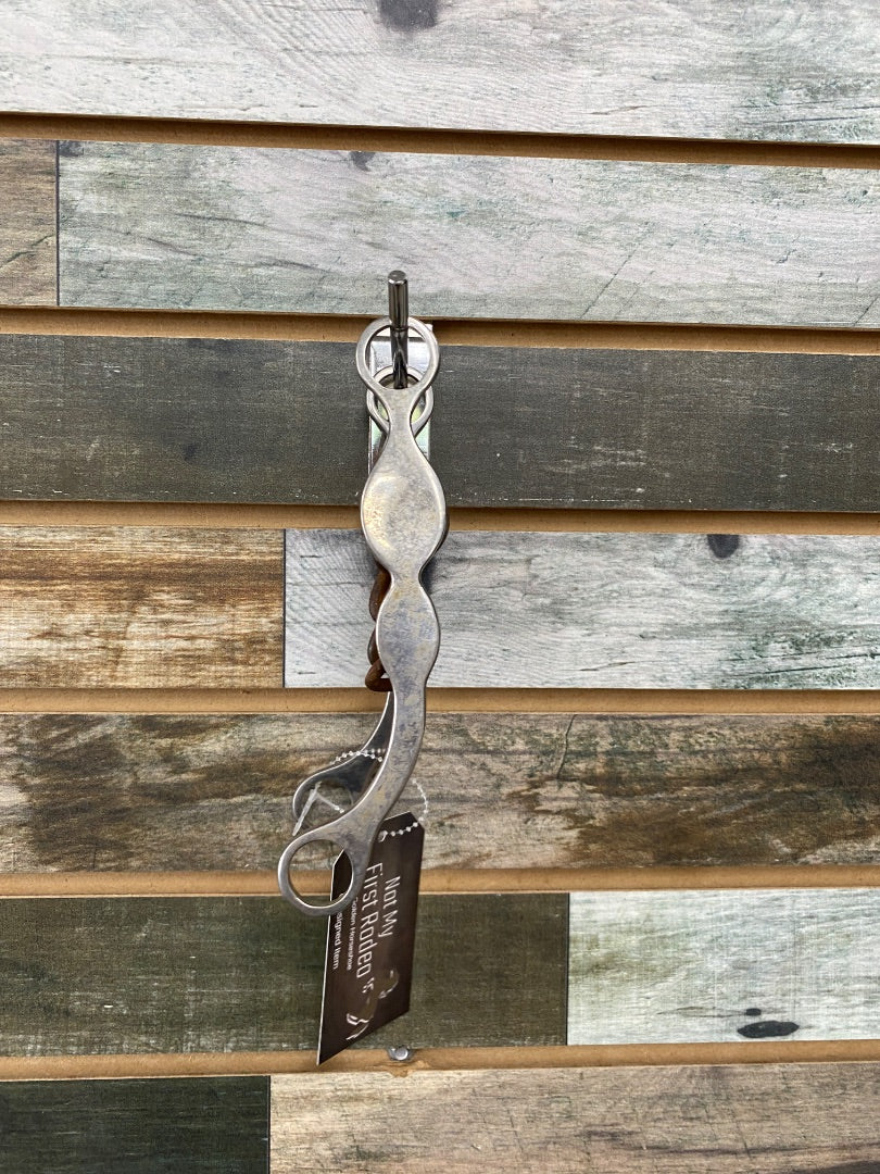 USED Partrade Shank Bit Chain Mullen Mouth 5" Silver