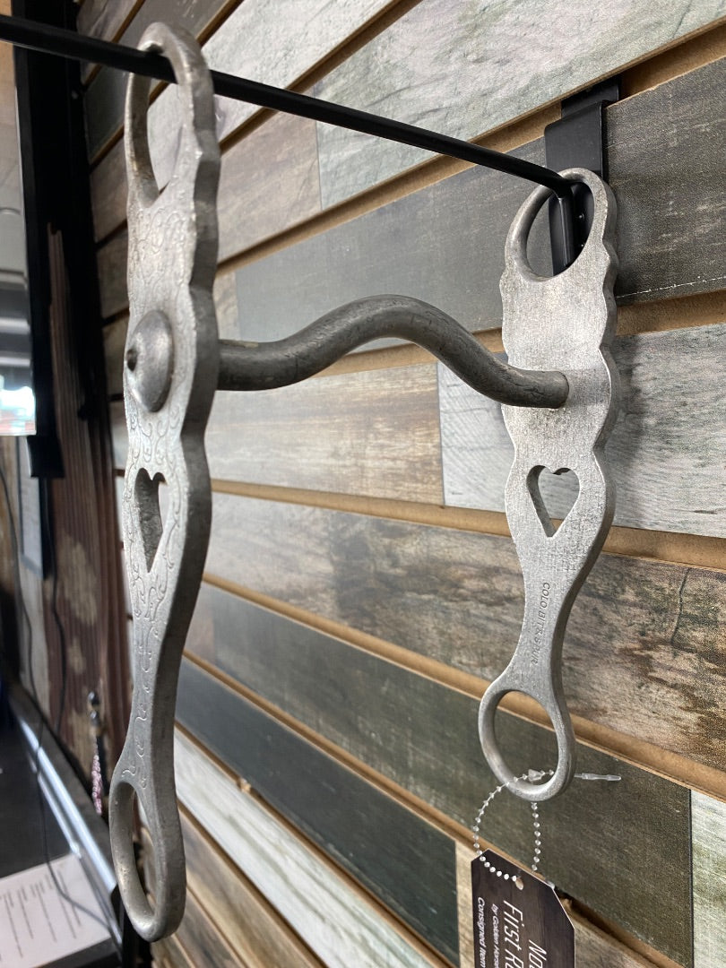 USED Colo Bit & Spur Low/Med Port Grazing Bit 5" Silver