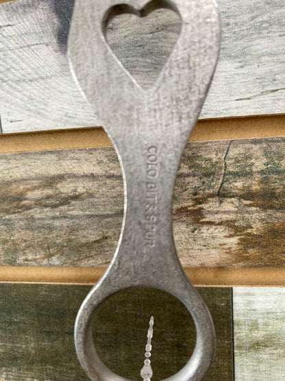 USED Colo Bit & Spur Low/Med Port Grazing Bit 5" Silver