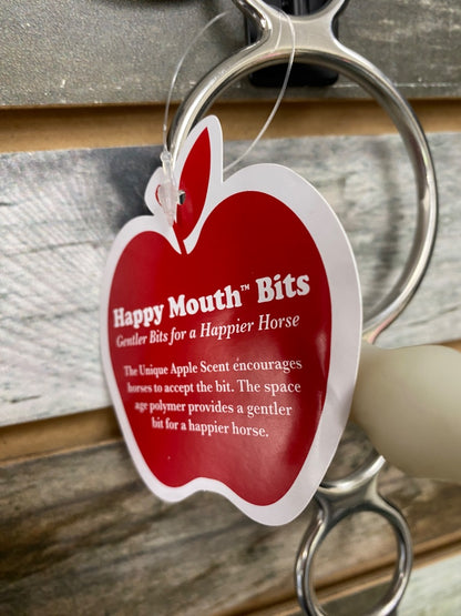 USED NWT 5" Happy Mouth 3-Ring Dutch Gag Mullen Mouth Bit
