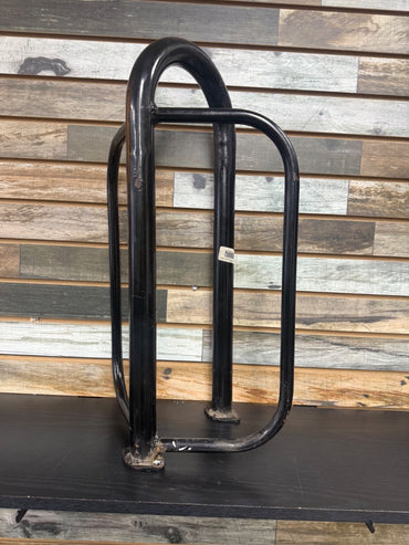 USED EquiSales Metal Saddle Rack  Black