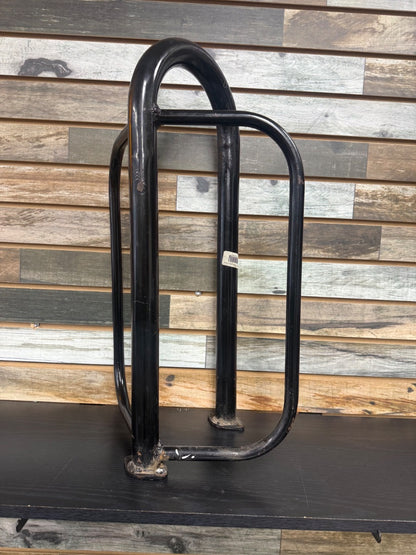USED EquiSales Metal Saddle Rack  Black