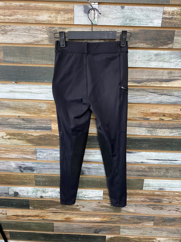 USED Amazon Youth English Riding Tights Youth Large Black