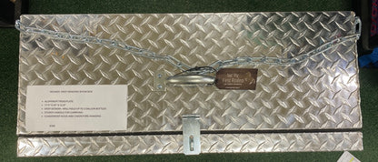 USED Weaver Aluminum Treadplate Show Box 17.5x33x12.5” Aluminum