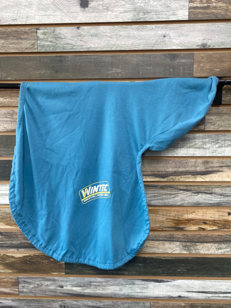 USED Wintec English Saddle Cover  Light Blue