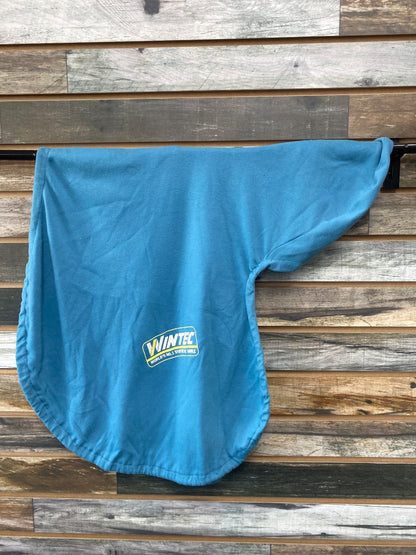 USED Wintec English Saddle Cover  Light Blue