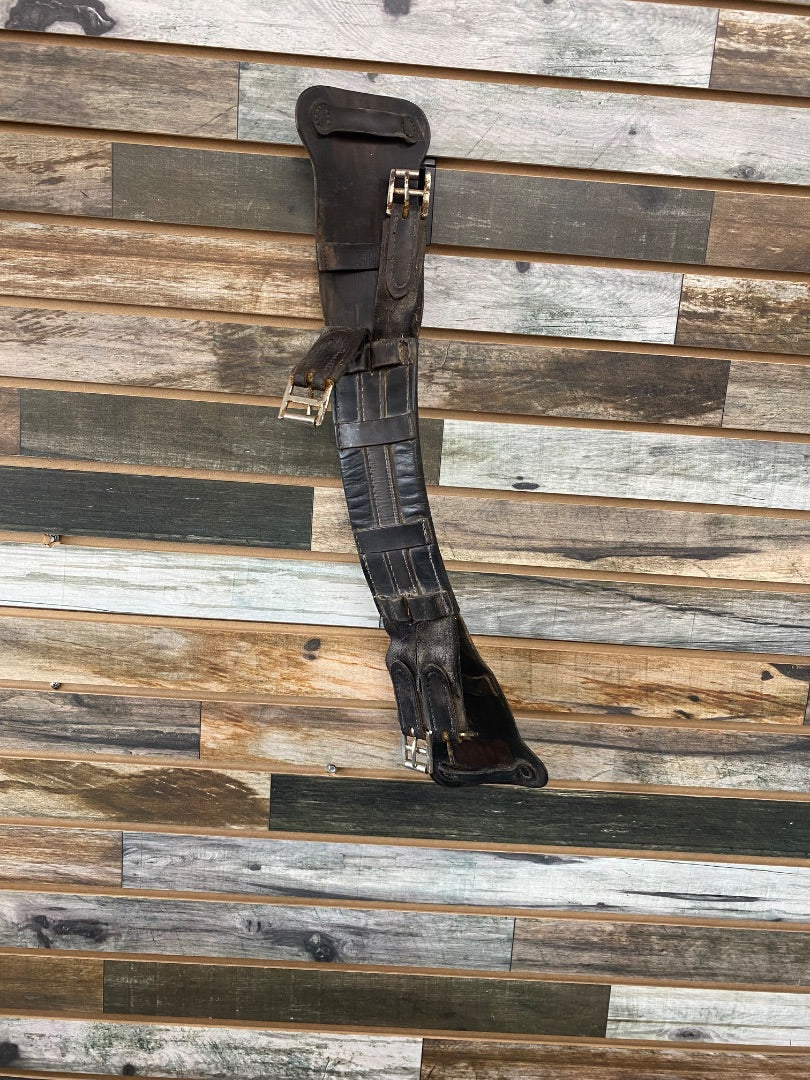 USED  Nylon Dressage Girth With Fluff  Black