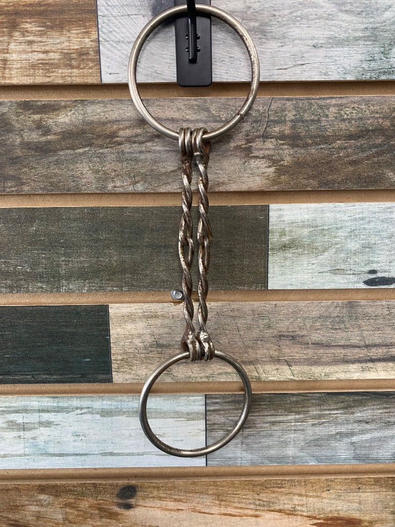 USED  Double Twisted Wire O Ring 5"