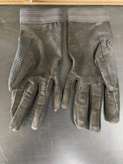 USED Ariat Ladies English Riding gloves 7 Black