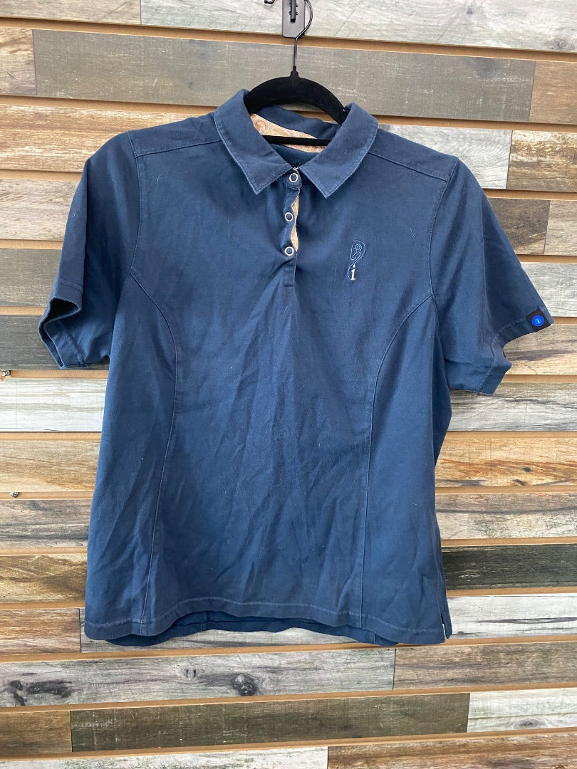 USED Irideon Ladies Polo Large Blue