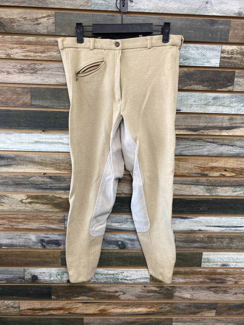 USED  Ladies English Breeches 32 Tan